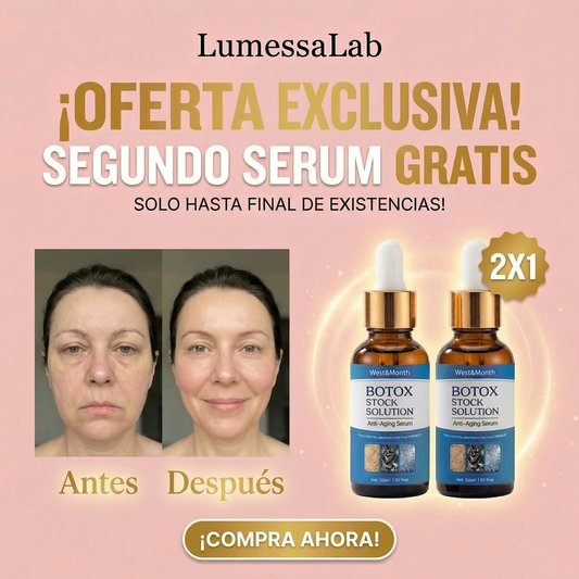 Piel más firme y lisa cada día – Suero Pro‑Age LumessaLab